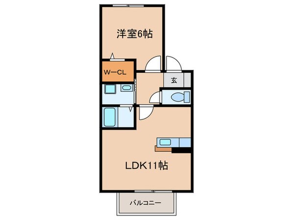 セレ－ノ八橋の物件間取画像